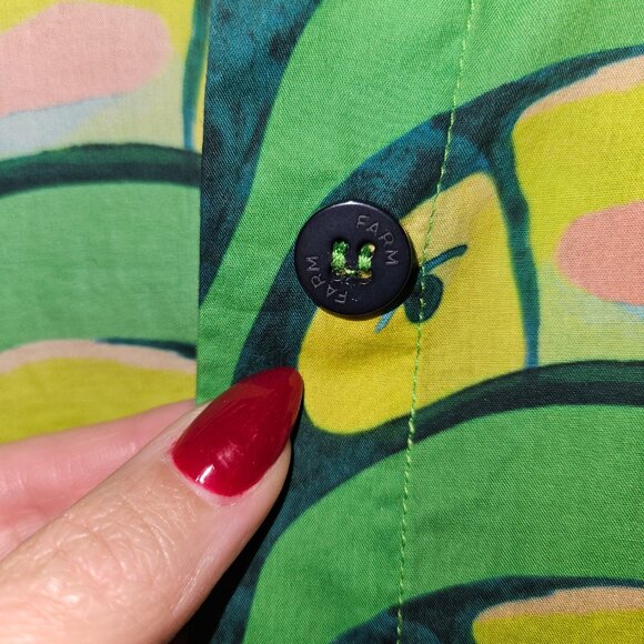 Farm Rio x Anthropologie Tucabacana Oversized Buttondown Shirt - Picture 9 of 10